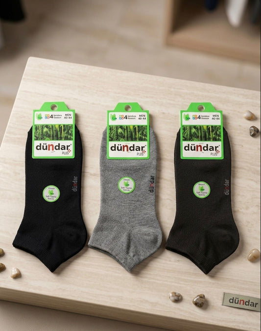 Pack de 3 chaussettes 100% coton