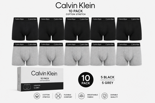 Pack de 10 Boxers Homme – Confort Premium au Quotidien
